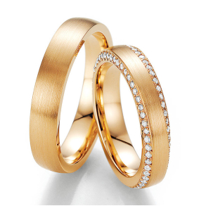 Eksklusive Vielsesringe Abrikosguld