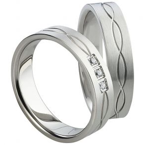 Vielsesringe Rustfri Stl 1022