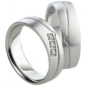 Vielsesringe Rustfri Stl 1554