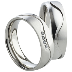 Vielsesringe Rustfri Stl 1758