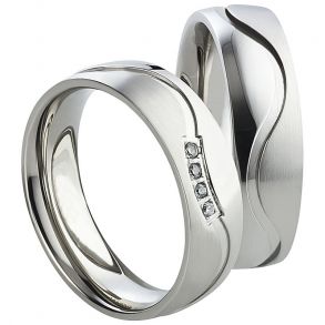 Vielsesringe Rustfri Stl 1758