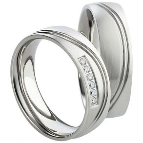 Vielsesringe Rustfri Stl 1762