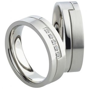 Vielsesringe Rustfri Stl 1772