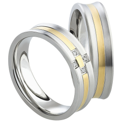 Vielsesringe Rustfri Stl 1776