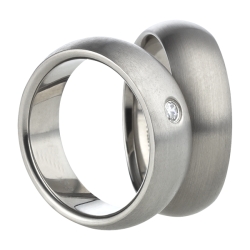 Vielsesringe Titanium 180