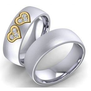 Vielsesringe Rustfri Stl 3734