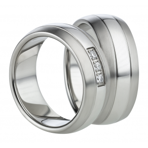 Vielsesringe Titanium 642