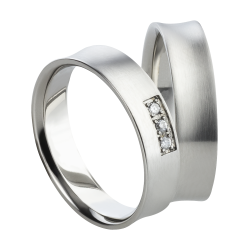 Vielsesringe Titanium 666