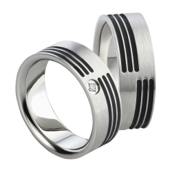 Vielsesringe Titanium 1578