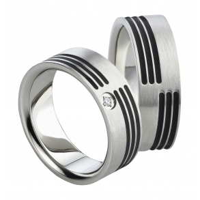 Vielsesringe Titanium 1578