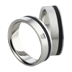 Vielsesringe Titanium 1580