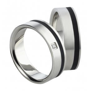 Vielsesringe Titanium 1580