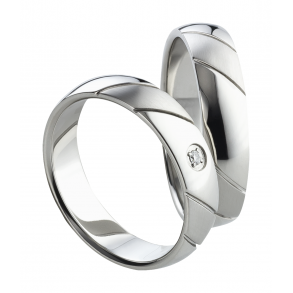 Vielsesringe Titanium 1582