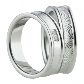 Vielsesringe Titanium 1592