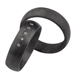 Vielsesringe Carbon 3954