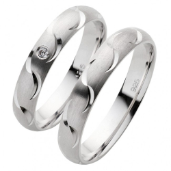 Vielsesringe S�lv 4688