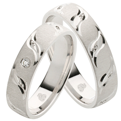 Vielsesringe S�lv 5605