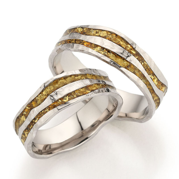 Eksklusive Vielsesringe Goldflakes Only You 06-7914