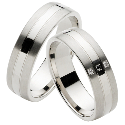 Vielsesringe S�lv 6327