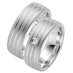 Vielsesringe S�lv 7042