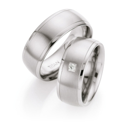 Vielsesringe Titanium 77-07120