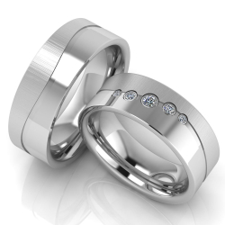 Vielsesringe Rustfri Stl 1079