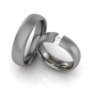 Vielsesringe Titanium 12