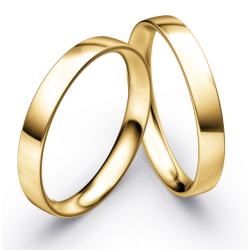 Vielsesringe Klassisk Guld 3,5 mm F1