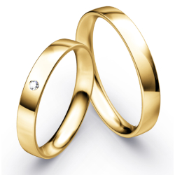 Vielsesringe Klassisk Guld 3,5 mm F1