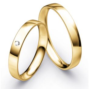 Vielsesringe Klassisk Guld 3,5 mm F1