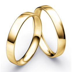 Vielsesringe Klassisk Guld 4,0 mm F1