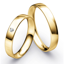 Vielsesringe Klassisk Guld 4,0 mm F1