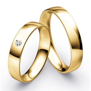 Vielsesringe Klassisk Guld 4,5 mm F1