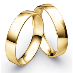 Vielsesringe Klassisk Guld 5,0 mm F1