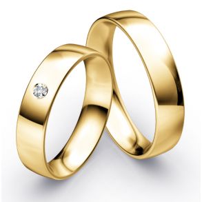 Vielsesringe Klassisk Guld 5,0 mm F1