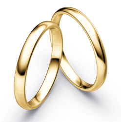 Vielsesringe Klassisk Guld 3 mm F2