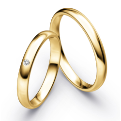 Vielsesringe Klassisk Guld 3 mm F2