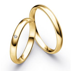 Vielsesringe Klassisk Guld 3 mm F2