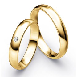 Vielsesringe Klassisk Guld 4,0 mm F2