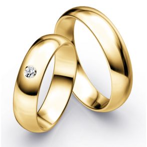 Vielsesringe Klassisk Guld 5,5 mm F2