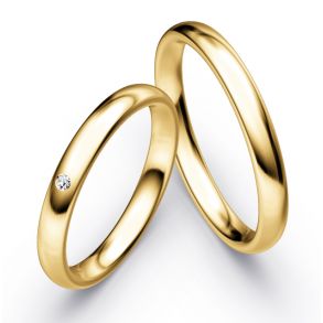 Vielsesringe Klassisk Guld 3 mm F3