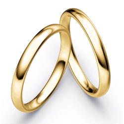 Vielsesringe Klassisk Guld 3 mm F3