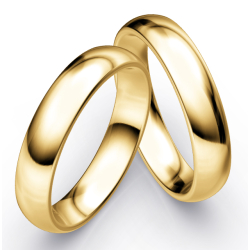 Vielsesringe Klassisk Guld 5 mm F3