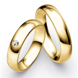 Vielsesringe Klassisk Guld 5 mm F3