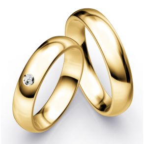 Vielsesringe Klassisk Guld 5 mm F3