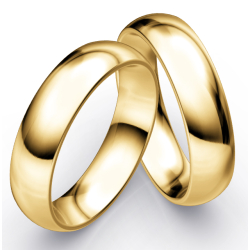 Vielsesringe Klassisk Guld 6 mm F3