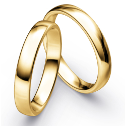 Vielsesringe Klassisk Guld 4 mm F5