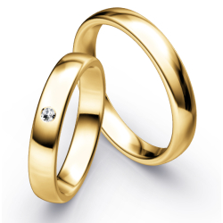 Vielsesringe Klassisk Guld 4 mm F5