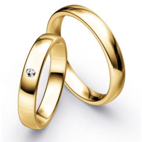 Vielsesringe Klassisk Guld 4 mm F5