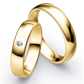 Vielsesringe Klassisk Guld 5 mm F5